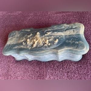 Rare Mint BLUE INCOLAY BOX